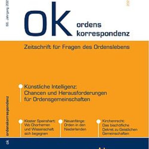 Ordenskorrespondenz 3/2025 Cover